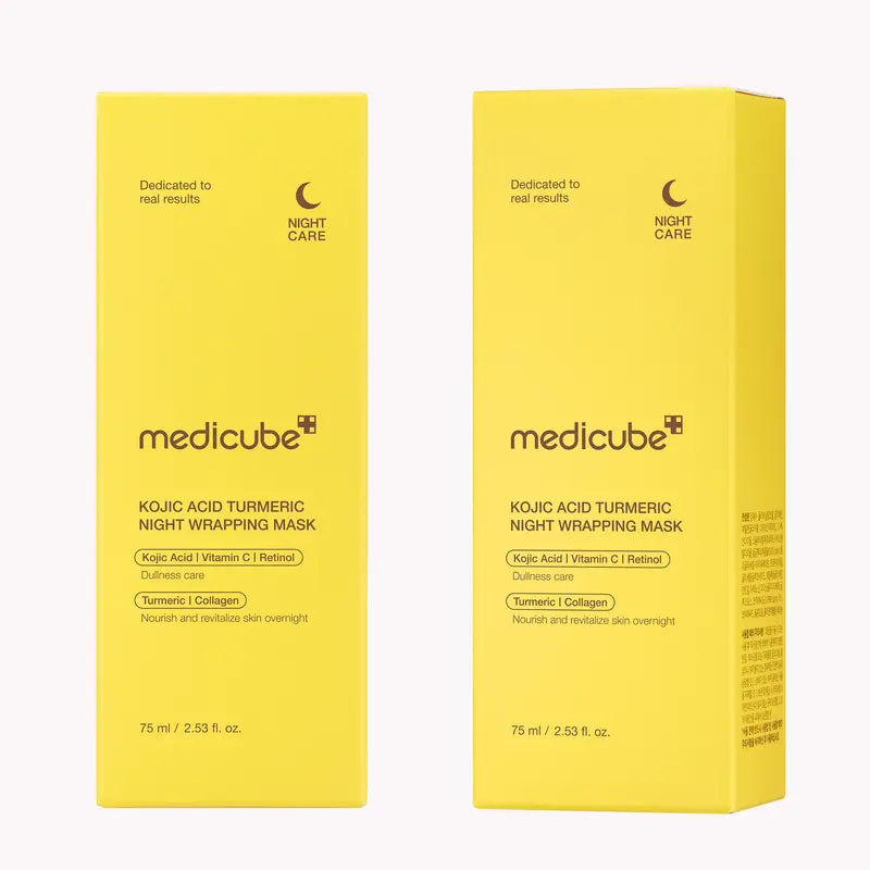 Kojic Acid Turmeric Night Wrapping Mask | Overnight Wrapping Mask, Morning Shed, Turmeric, Niacinamide, Vitamin C