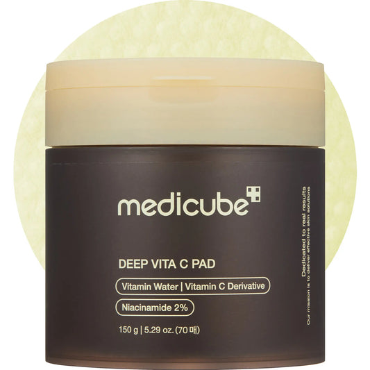 Deep Vita C Facial Pads I 500,000PPM of vitamin water & 3 types of vitamin
