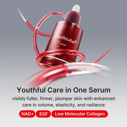 NAD+ EGF Firming Serum | NAD+, EGF, Collagen Extract, Anti-aging, Plumping, Radiance Boosting Serum | Cares for Look of Fine Lines, Skin Elasticity & Firmness For Youthful-looking Skin (30ml / 1.01 fl. oz.)