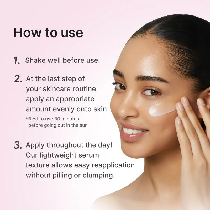No Cast Just Dew PDRN Hydrating UV Sun Serum | Daily Lightweight Sunscreen SPF 50 | PDRN, Panthenol | Daily Use for All Skin Types (50ml)