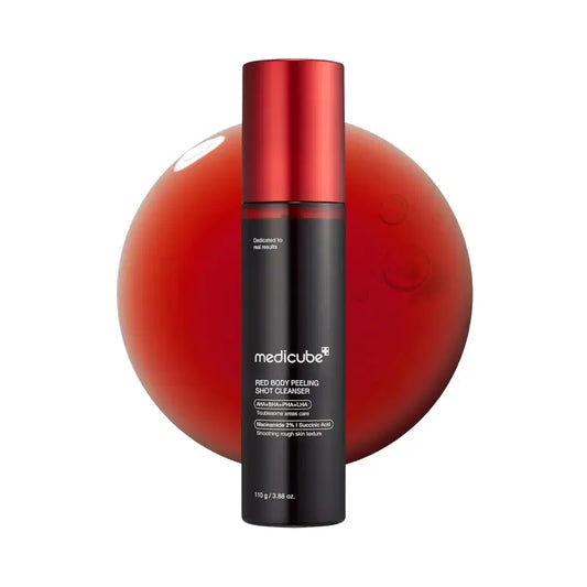 Red Body Peeling Shot Cleanser 2.0 110g - Treats Bumps & Breakouts, Smooth Skin